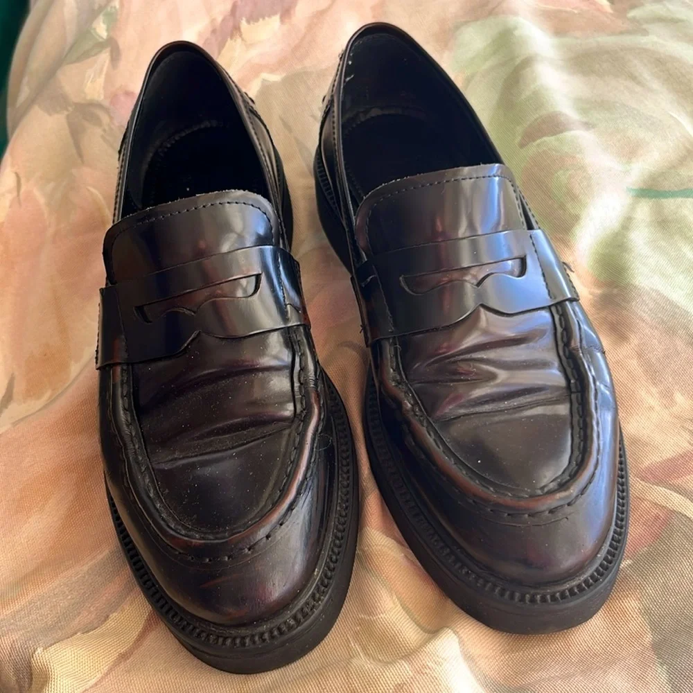 Vagabond Shoemakers Penny Loafer Shoe Size 8 Chestnut Brown - Picture 5 of 16